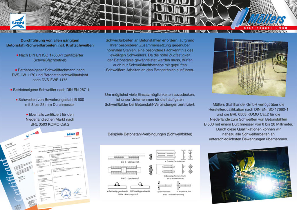 Flyer Betonstahlschweissen