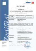 Zertifikat DIN EN-1090:2009/A1:2011